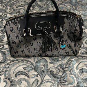 Dooney & Bourke Black and Gray Satchel